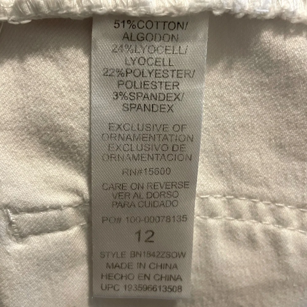 Democracy Women’s “Ab” Technology Straight High Waist Ankle Stretch Jeans, Sz 12 - Picture 8 of 10